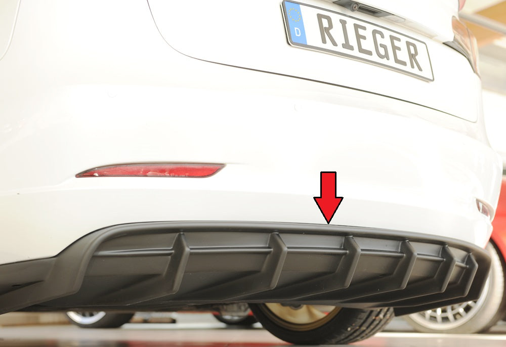 Rieger 00061003 Rear Skirt Insert