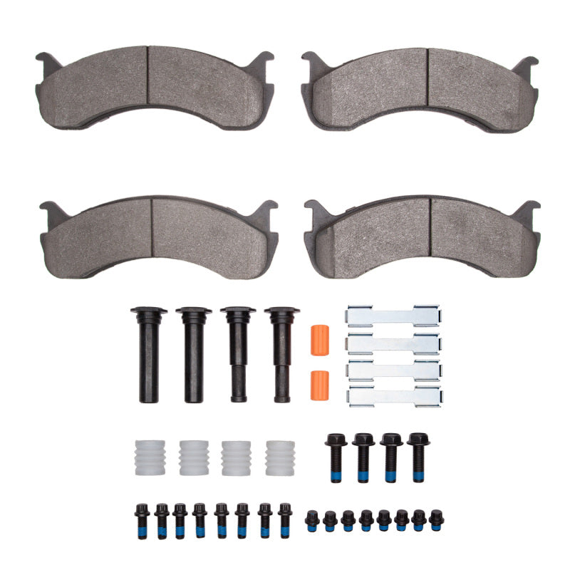 R1 Concepts R1 1998-2024 Beaver Motorcoach CONTESSA Front/Rear R1 Super Duty Pads & Hardware Kit