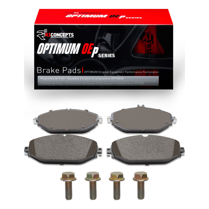R1 Concepts R1 2015-2023 Mercedes-Benz E300 Front R1 Optimum OE Pads & Hardware Kit
