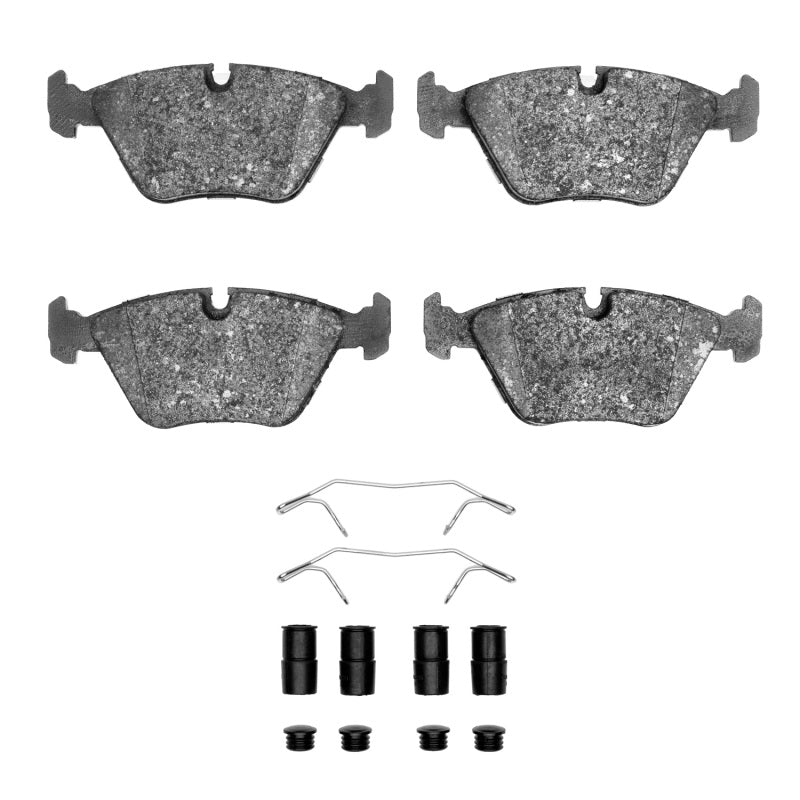 DFC 89-91 Audi 100 Quattro Front 5000 Advanced Low Metallic Brake Pads and Hardware Kit