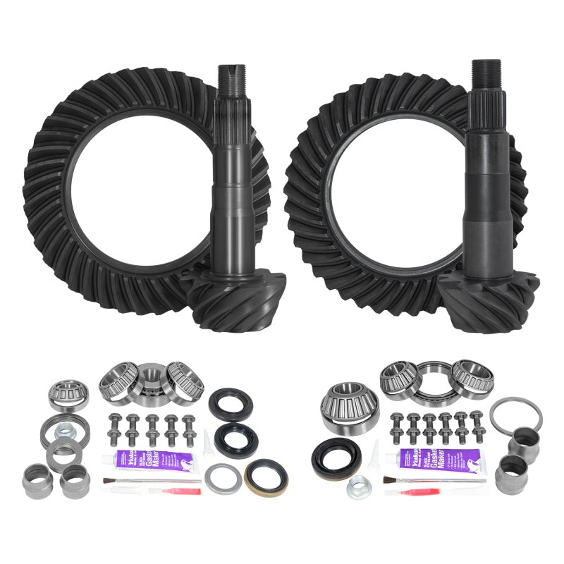 Yukon Gear & Axle Yukon Ring & Pinion Gear Kit Front & Rear for Toyota 8.2/8IFS Diff (w/Factory Locker) 4.88 Ratio
