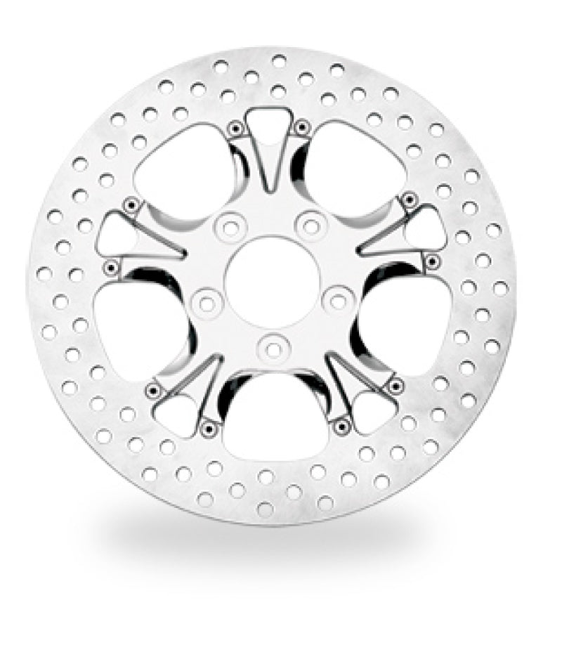 Performance Machine Disc/Carr 11.8in Gatlin Front Left - Chrome