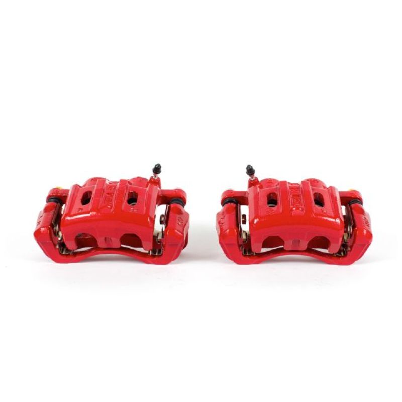 PowerStop Power Stop 95-98 Eagle Talon Front Red Calipers w/Brackets - Pair