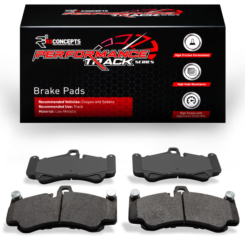 R1 Concepts R1 06-12 Porsche Cayman Front/Rear Track/Street Brake Pads