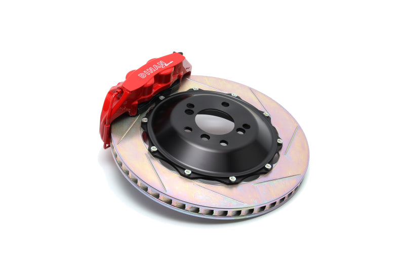 Dinan 09-15 BMW 7-Series (F01/F02) Red Caliper/Slotted Brake Set - Rear