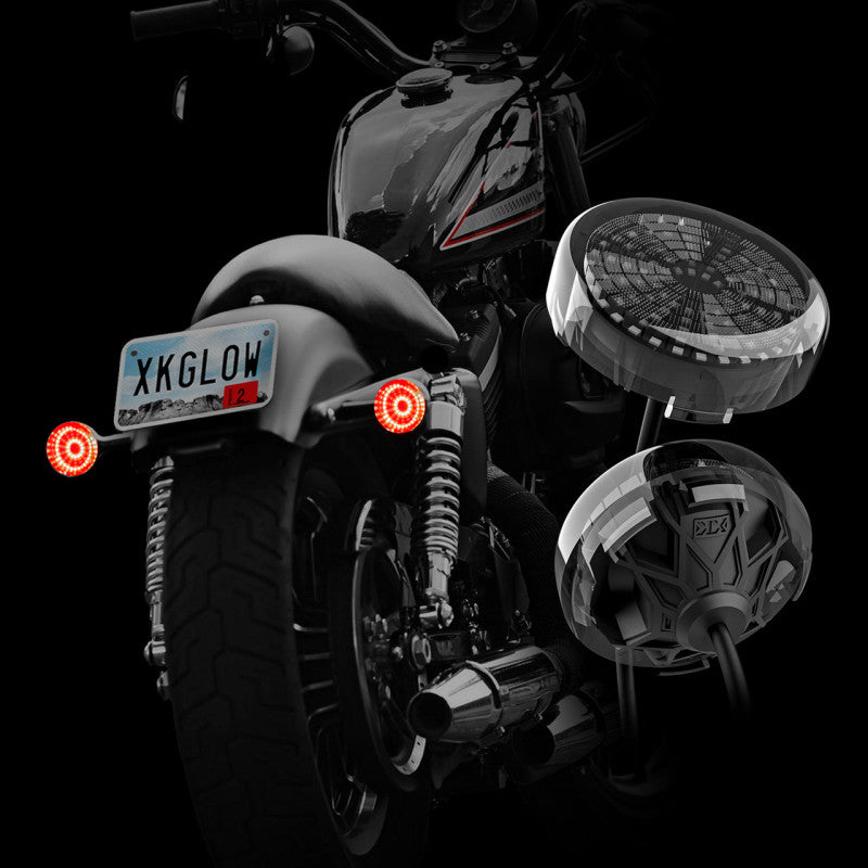 XKGLOW XK Glow Pro Series MotoTurnz - 1156 Bullet Style Rear