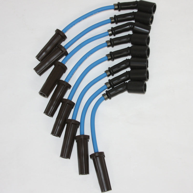 Granatelli Motor Sports Granatelli 14-23 GM L83 5.3L/L86 6.2L Straight Boot Hi-Perf Coil-Near-Plug Wire Conn Kit - Blue