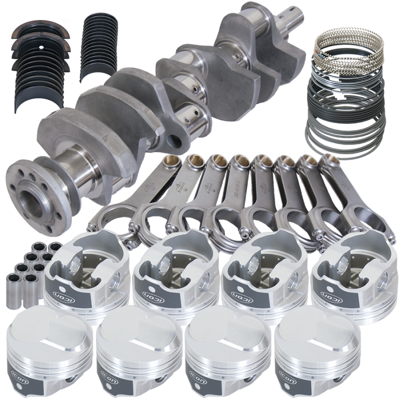 Eagle Chevy 454 4.000in Crank 6.135in H-Beam 43cc Dome 4.280in Pistons Rotating Assembly