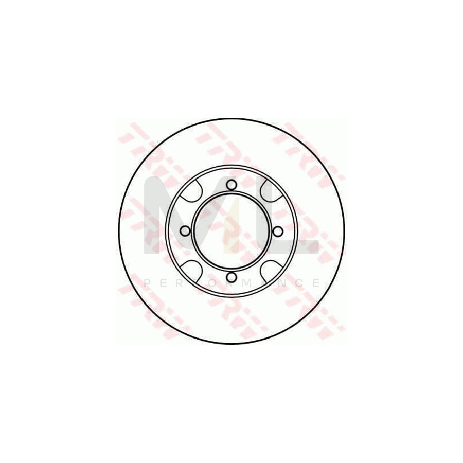 TRW DF2589 Brake Disc for MAZDA 626 Solid | Performance Parts Direct Car Parts
