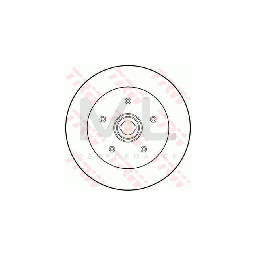 TRW DF1534 Brake Disc for Solid | Performance Parts Direct Car Parts