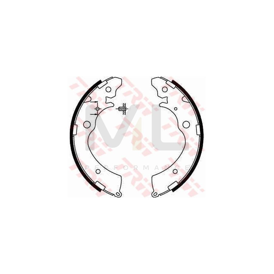 TRW GS8559 Brake Shoe Set | Performance Parts Direct Car Parts