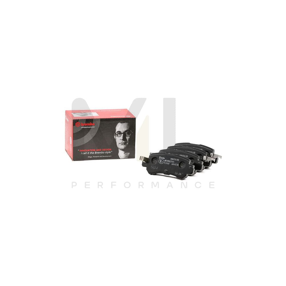 Brembo P 49 047 Brake Pad Set With Acoustic Wear Warning