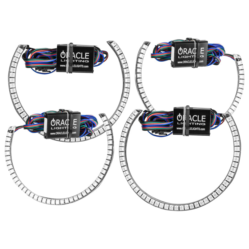 ORACLE Lighting Oracle Dodge Challenger 15-21 LED Waterproof Halo Kit - ColorSHIFT w/o Controller