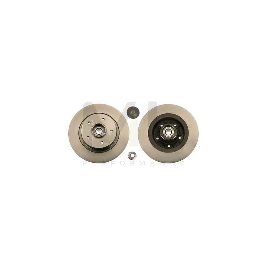 TRW DF6127BS Brake Disc Solid, with ABS sensor ring, with wheel bearing | Performance Parts Direct Car Parts