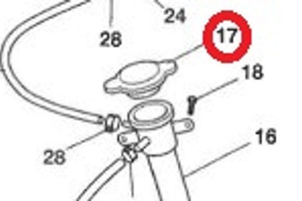 Genuine Aston Martin 32-81576 Intercooler Pressure Cap