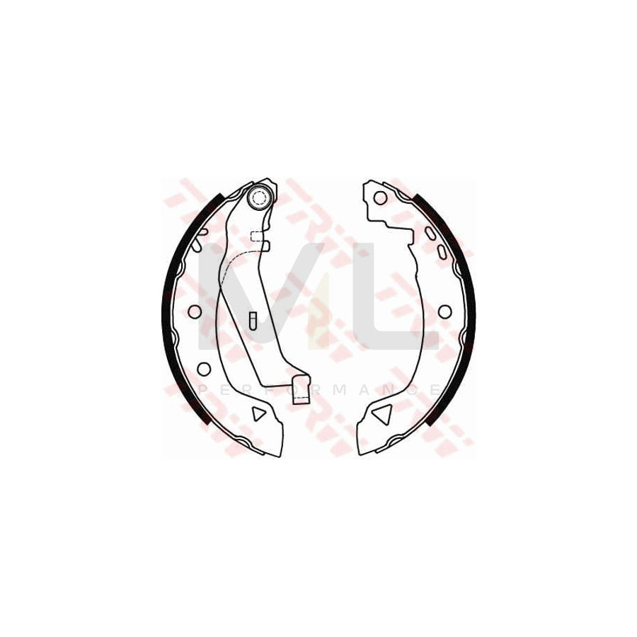 TRW GS8538 Brake Shoe Set | Performance Parts Direct Car Parts