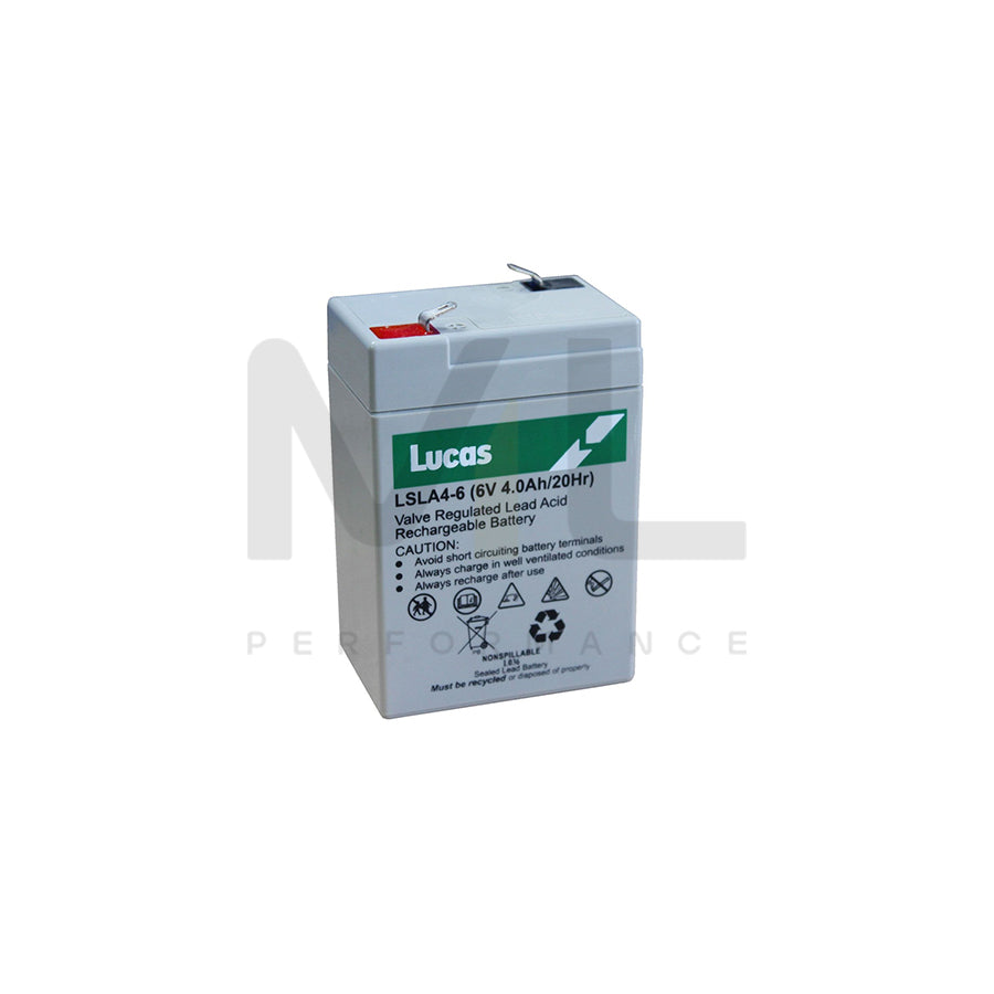 Lucas LSLA4-6 SLA Battery 6V 4Ah