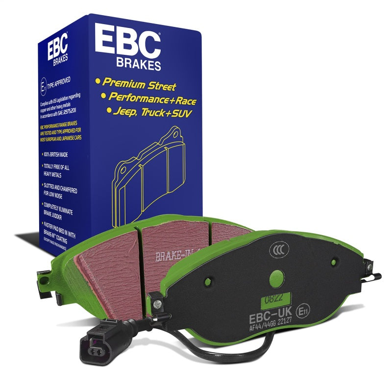 EBC 12+ Volkswagen CC 3.6 Greenstuff Front Brake Pads