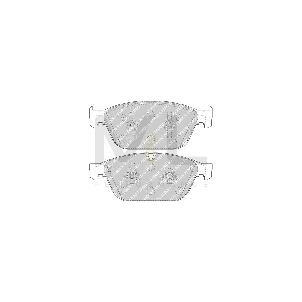 Ferodo Premier Eco Friction Fdb4218 Brake Pad Set Prepared For Wear Indicator, Without Accessories | Performance Parts Direct Car Parts