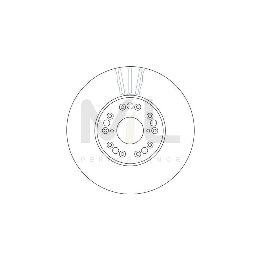 TRW DF4182 Brake Disc Vented | Performance Parts Direct Car Parts