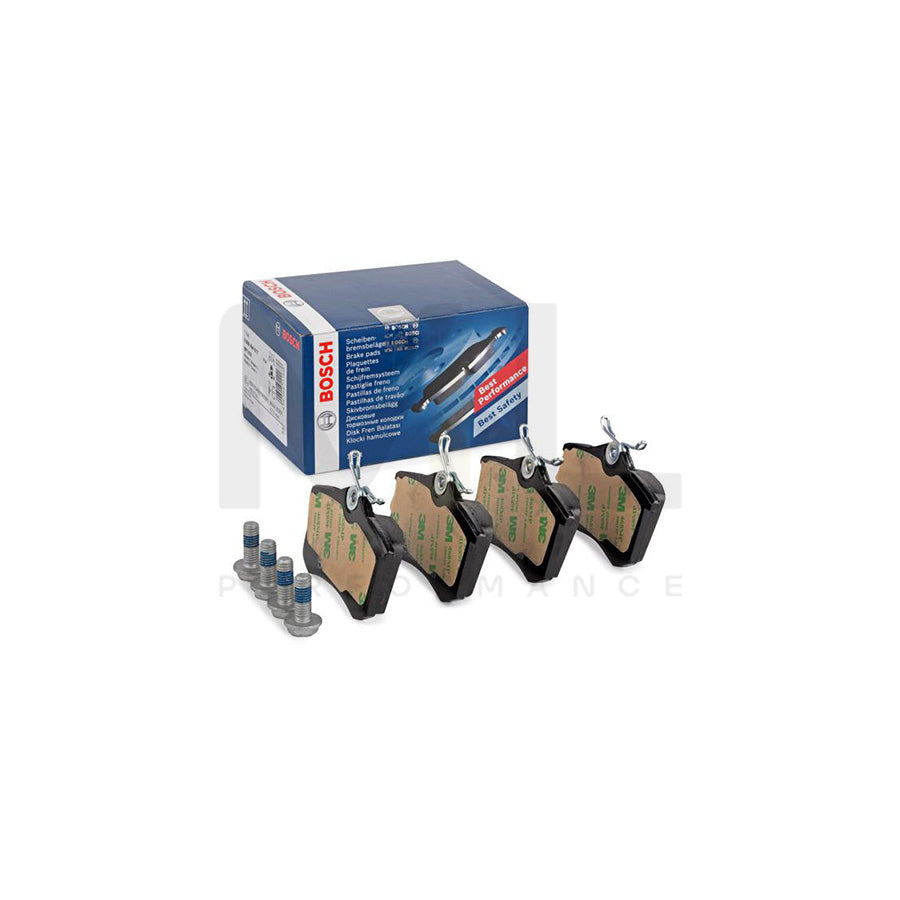 Bosch 0986494517 Brake Pad Set With Anti-Squeak Plate, With Bolts/Screws, With Accessories BP1438 | Performance Parts Direct Car Parts