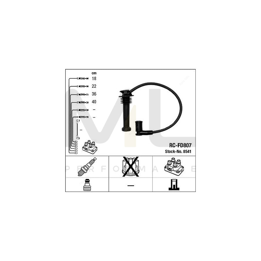 NGK Ignition Cable Kit RC-FD807 (NGK8541)