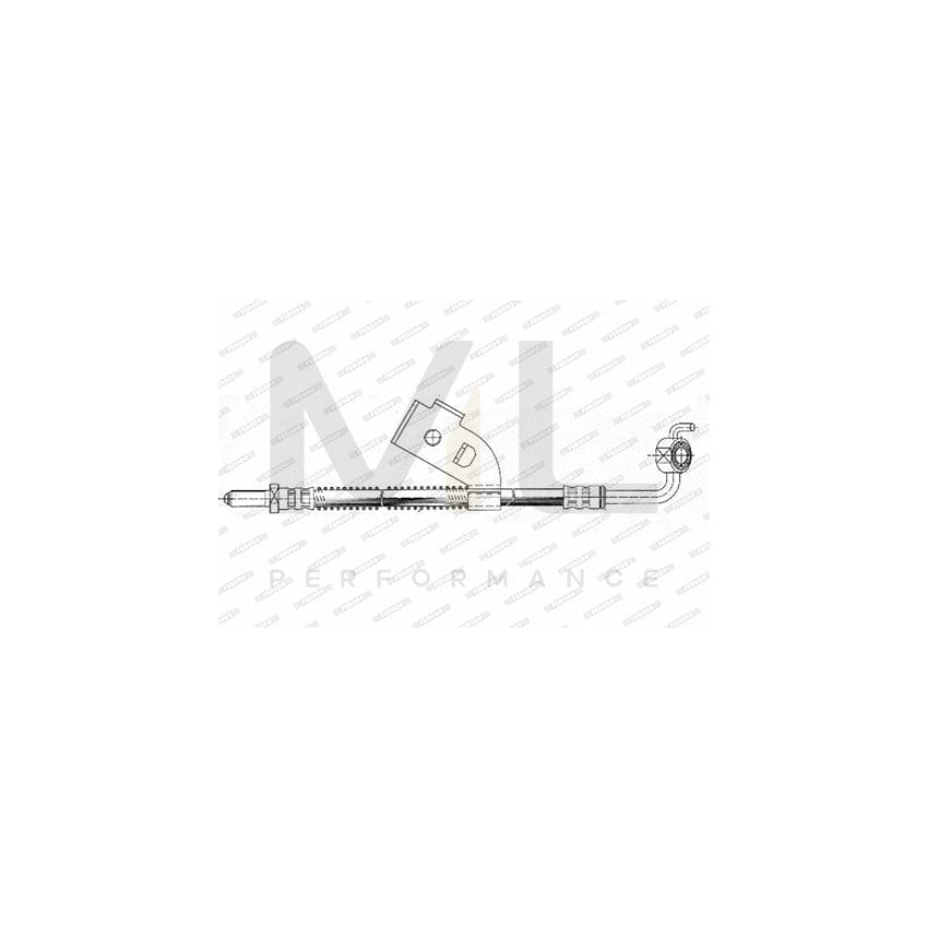 FERODO FHY2422 Brake Hose 425mm, M 10X1 | Performance Parts Direct Car Parts