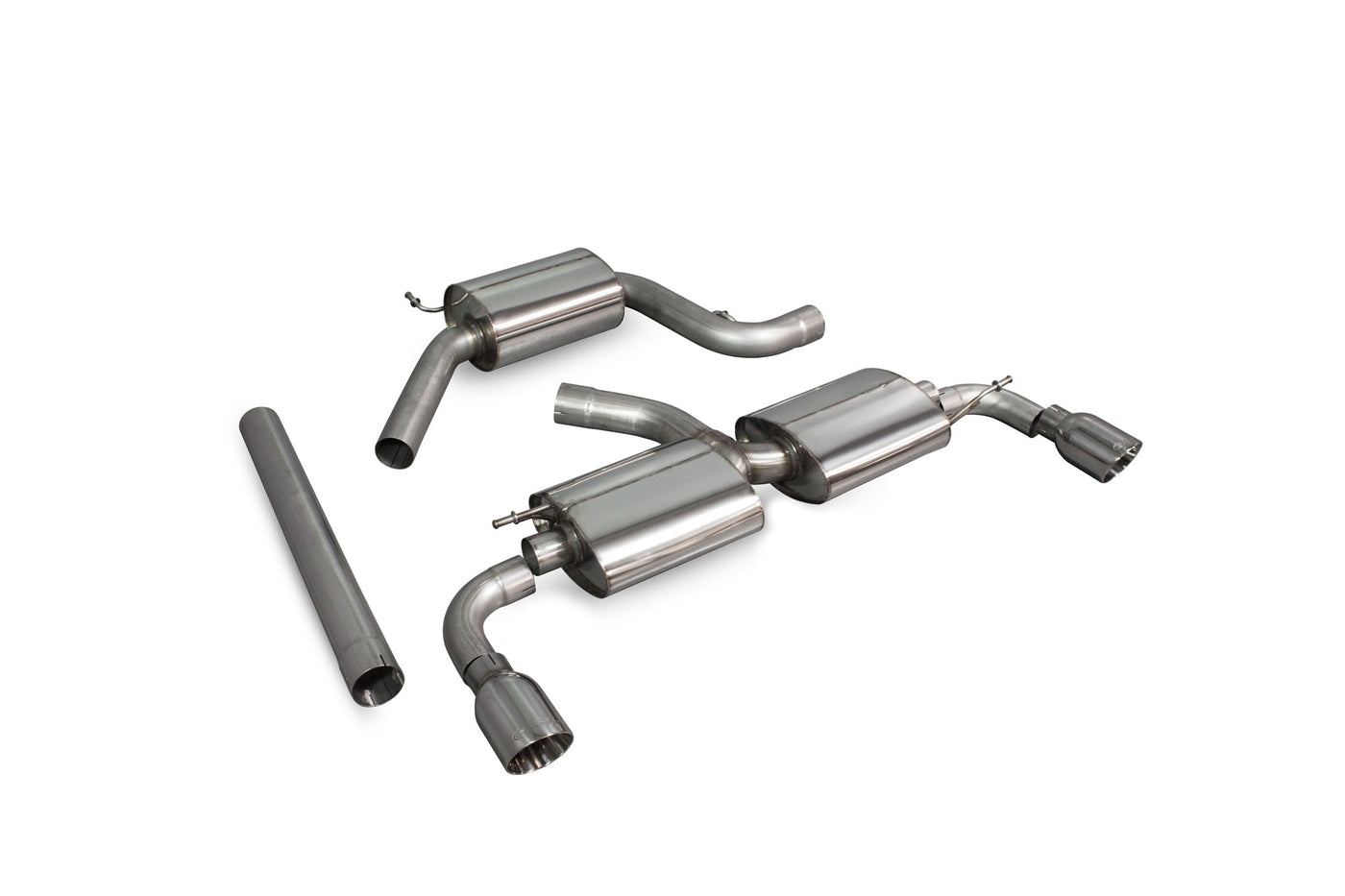 Scorpion SVW041 VW Scirocco R Resonated Cat-Back Exhaust System