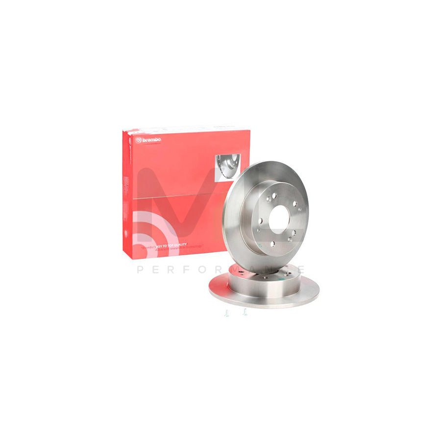 BREMBO 08.5803.30 Brake Disc for HONDA Civic VII Hatchback (EU, EP, EV) Solid, with bolts/screws - 1 piece