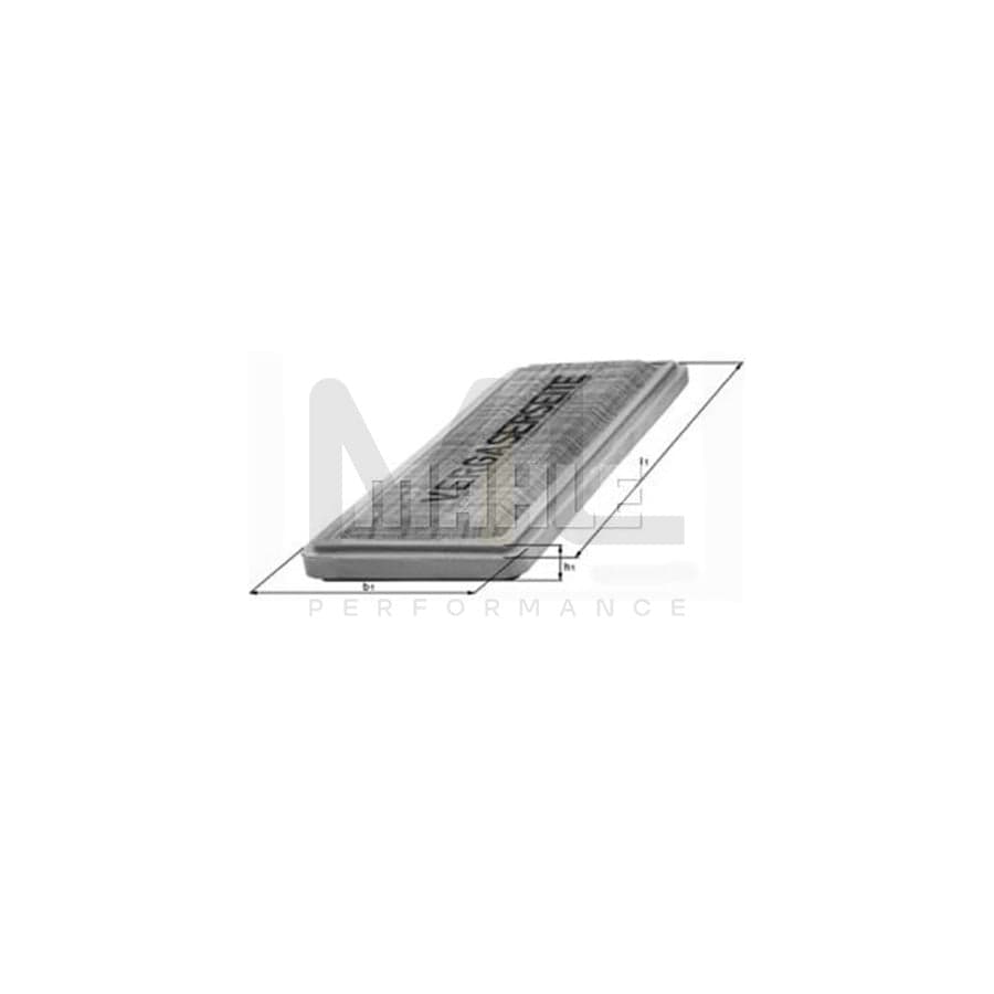 MAHLE ORIGINAL LX 457 Air Filter Filter Insert | Performance Parts DirectCar Parts