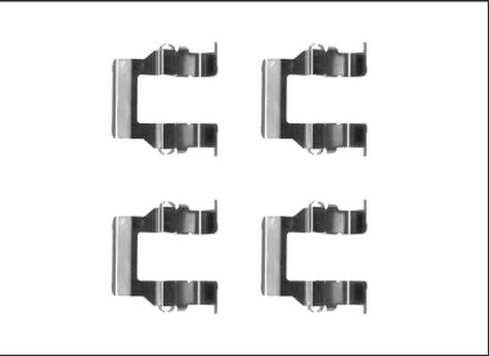 TEXTAR 82540000 Disc Brake Pad Accessory Kit
