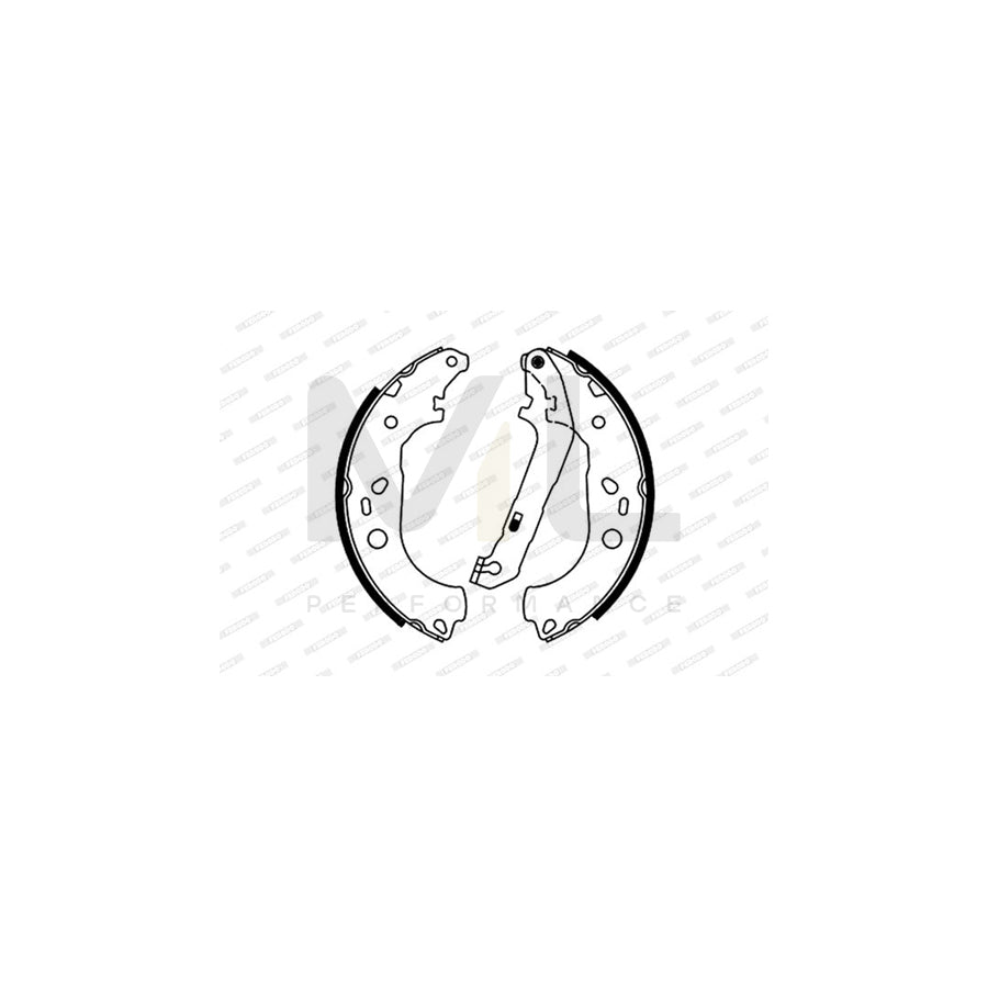 FERODO PREMIER FSB687 Brake Shoe Set | Performance Parts Direct Car Parts
