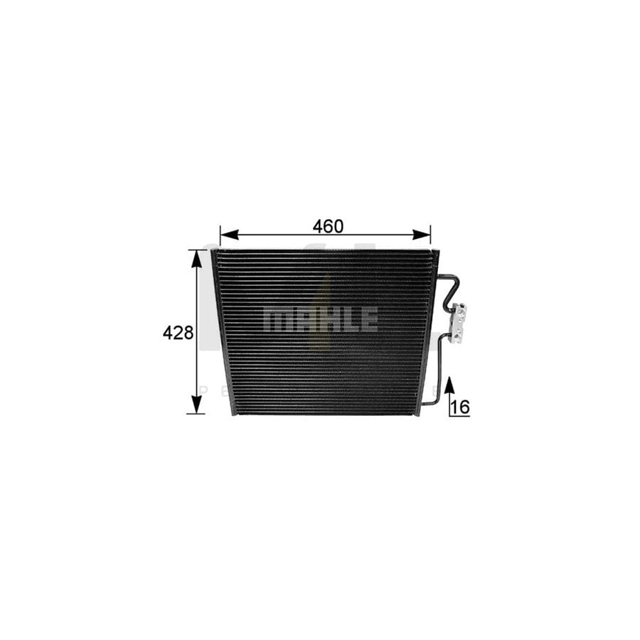 MAHLE ORIGINAL AC 154 001S Air conditioning condenser for BMW 7 (E38) without dryer | Performance Parts DirectCar Parts