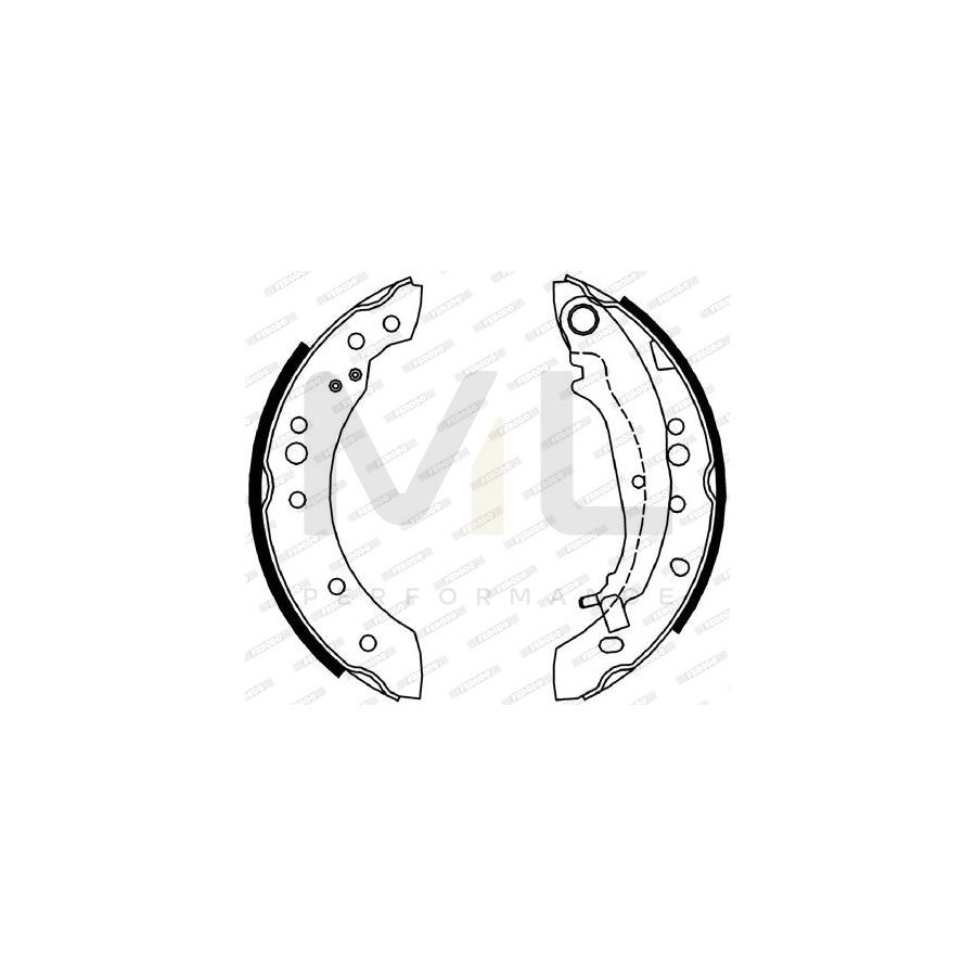 FERODO PREMIER FSB4051 Brake Shoe Set | Performance Parts Direct Car Parts