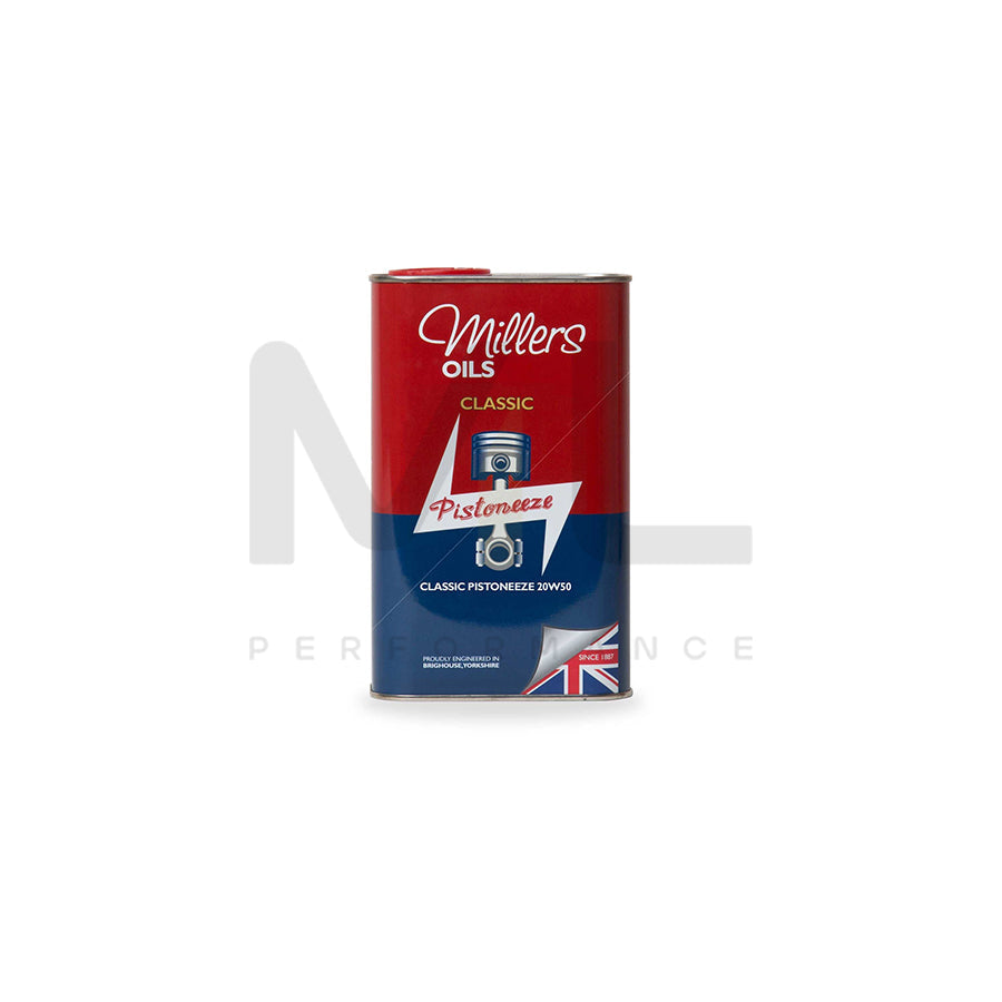 Millers Oils 7913JCT Classic Pistoneeze 20W-50 Mineral Engine Oil 1l
