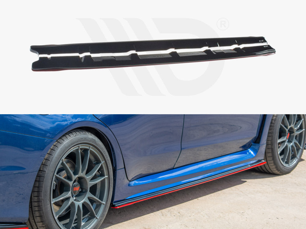 Maxton Design Subaru WRX Sti Side Skirts Diffusers V.2