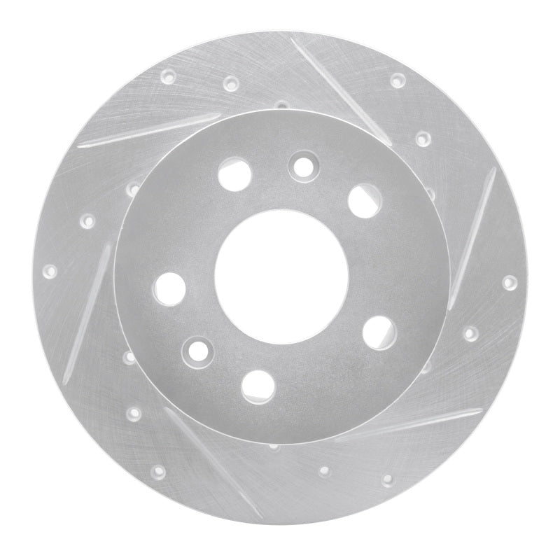 R1 Concepts R1 72-78 Volkswagen Type 2 Front Right Drilled & Slotted Silver Brake Rotor