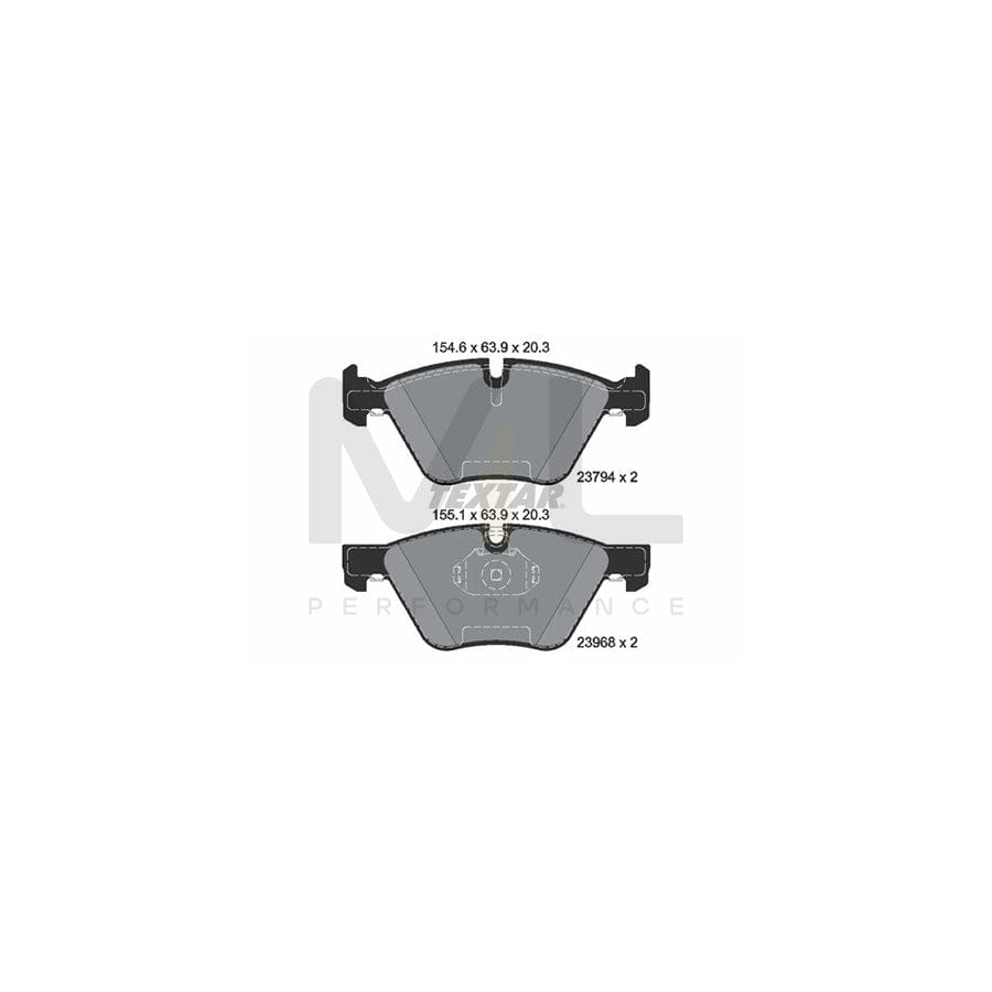TEXTAR epad 2379481 Brake pad set prepared for wear indicator | Performance Parts Direct Car Parts