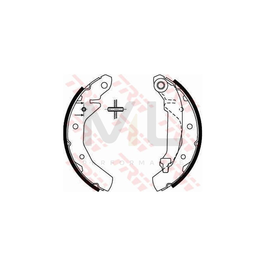 TRW GS8645 Brake Shoe Set | Performance Parts Direct Car Parts