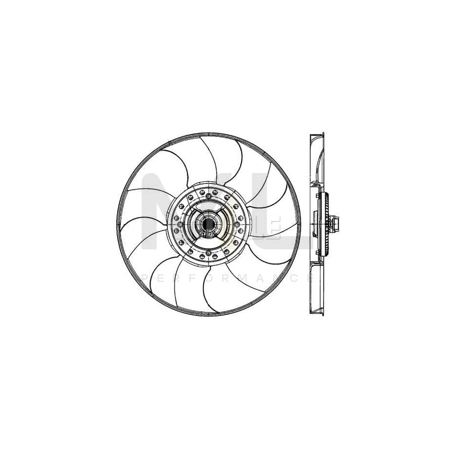 MAHLE ORIGINAL CFF 489 000P Fan, radiator for FORD TRANSIT ???: 400mm | Performance Parts DirectCar Parts