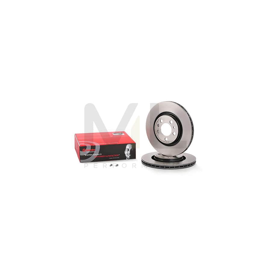 BREMBO COATED DISC LINE 09.7012.11 Brake Disc Internally Vented, Coated, High-carbon, with bolts/screws - 1 piece
