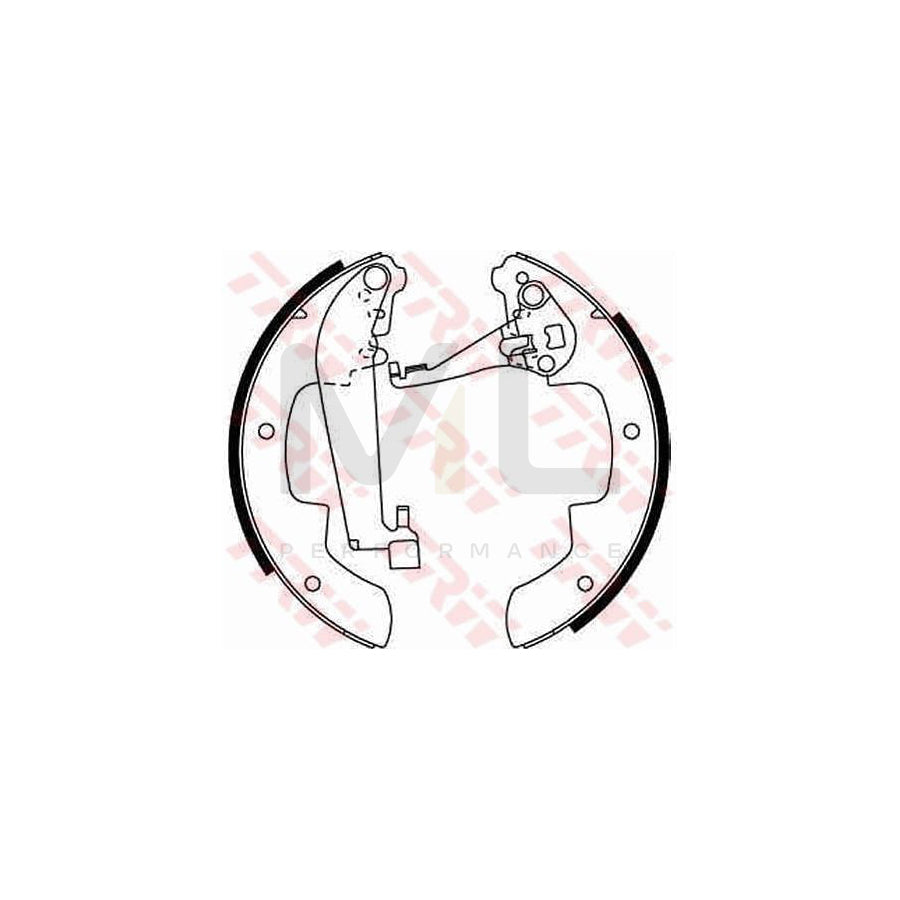TRW GS6216 Brake Shoe Set | Performance Parts Direct Car Parts