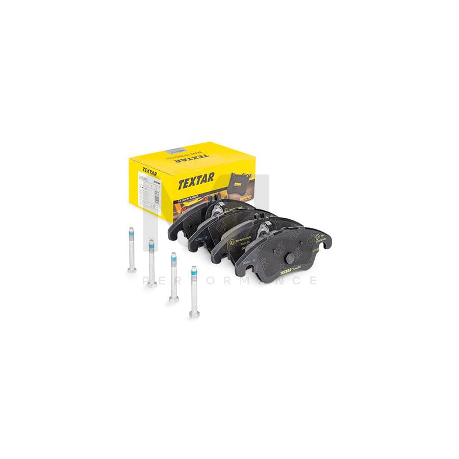TEXTAR 2431001 Brake pad set prepared for wear indicator