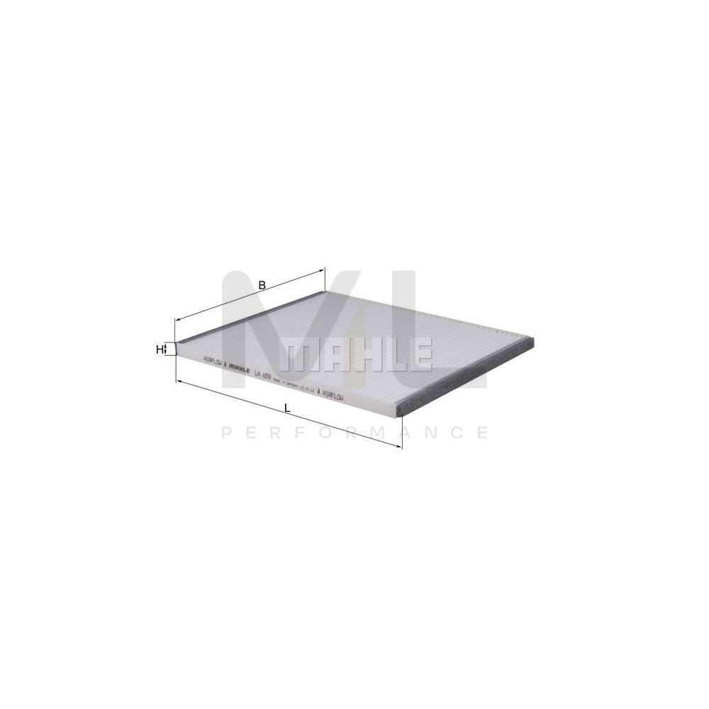 MAHLE ORIGINAL LA 659 Pollen filter Particulate Filter | Performance Parts DirectCar Parts
