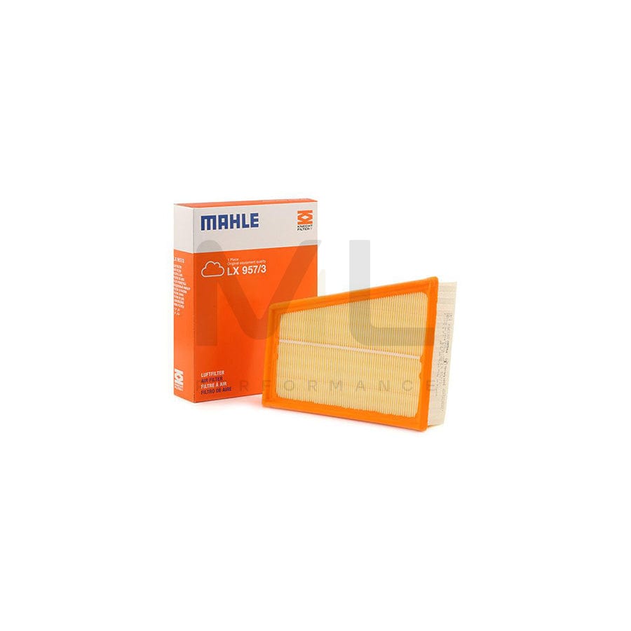 MAHLE ORIGINAL LX 957/3 Air Filter Filter Insert | Performance Parts DirectCar Parts