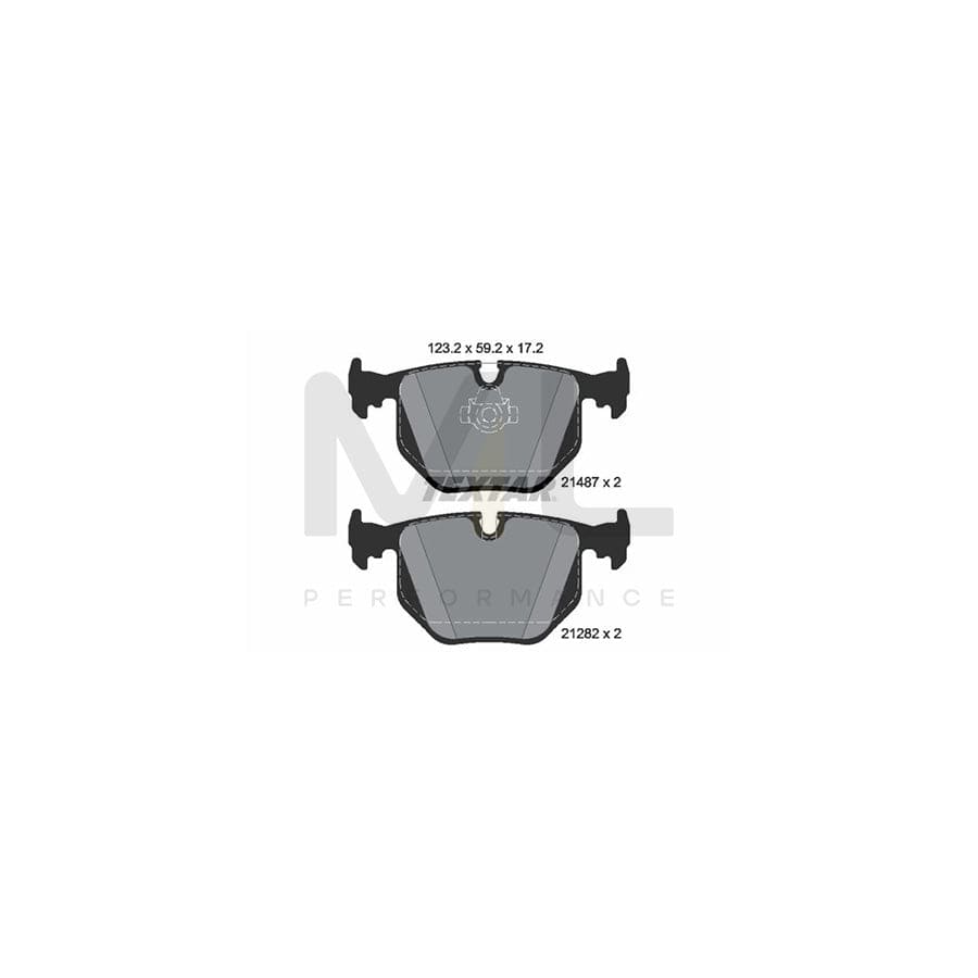 TEXTAR epad 2148781 Brake pad set prepared for wear indicator | Performance Parts Direct Car Parts