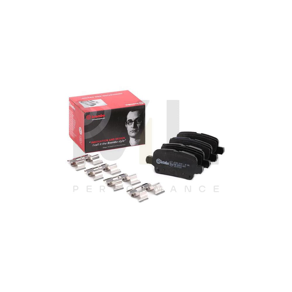 Brembo P 59 090 Brake Pad Set With Acoustic Wear Warning