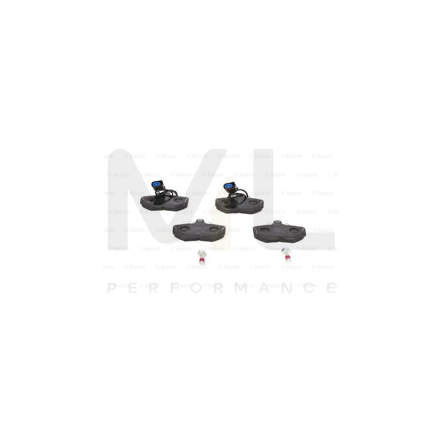 Bosch 0986461767 Brake Pad Set For Ford Scorpio Incl. Wear Warning Contact, With Bolts/Screws, With Mounting Manual BP615 | Performance Parts Direct Car Parts