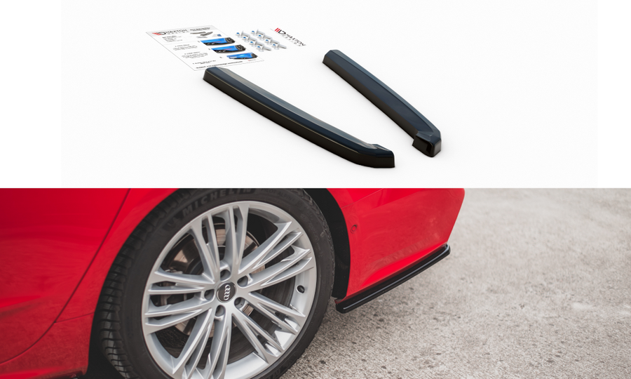Maxton Design Audi S7 C8 Rear Side Splitters