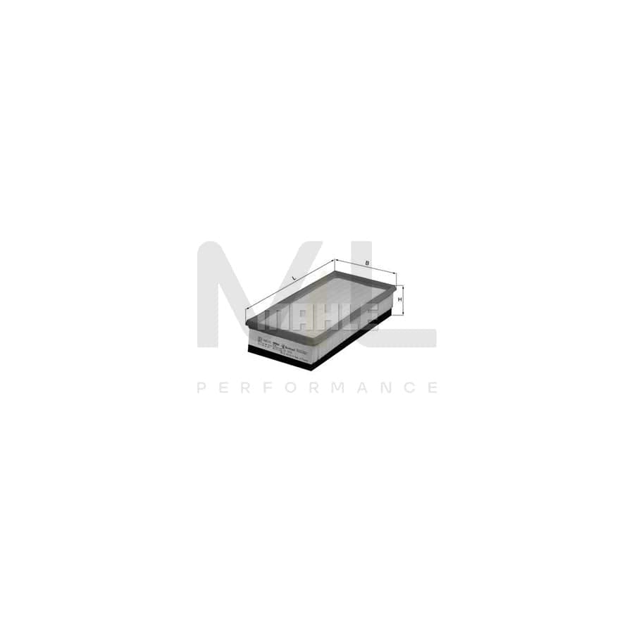 MAHLE ORIGINAL LX 1610 Air Filter Filter Insert | Performance Parts DirectCar Parts